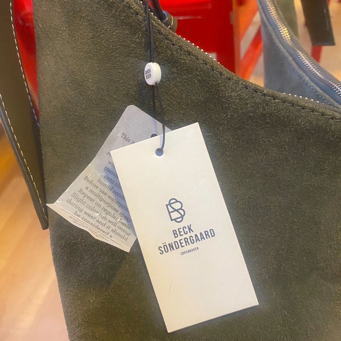 Olivgrön axelväska från Beck Söndergaard - 3