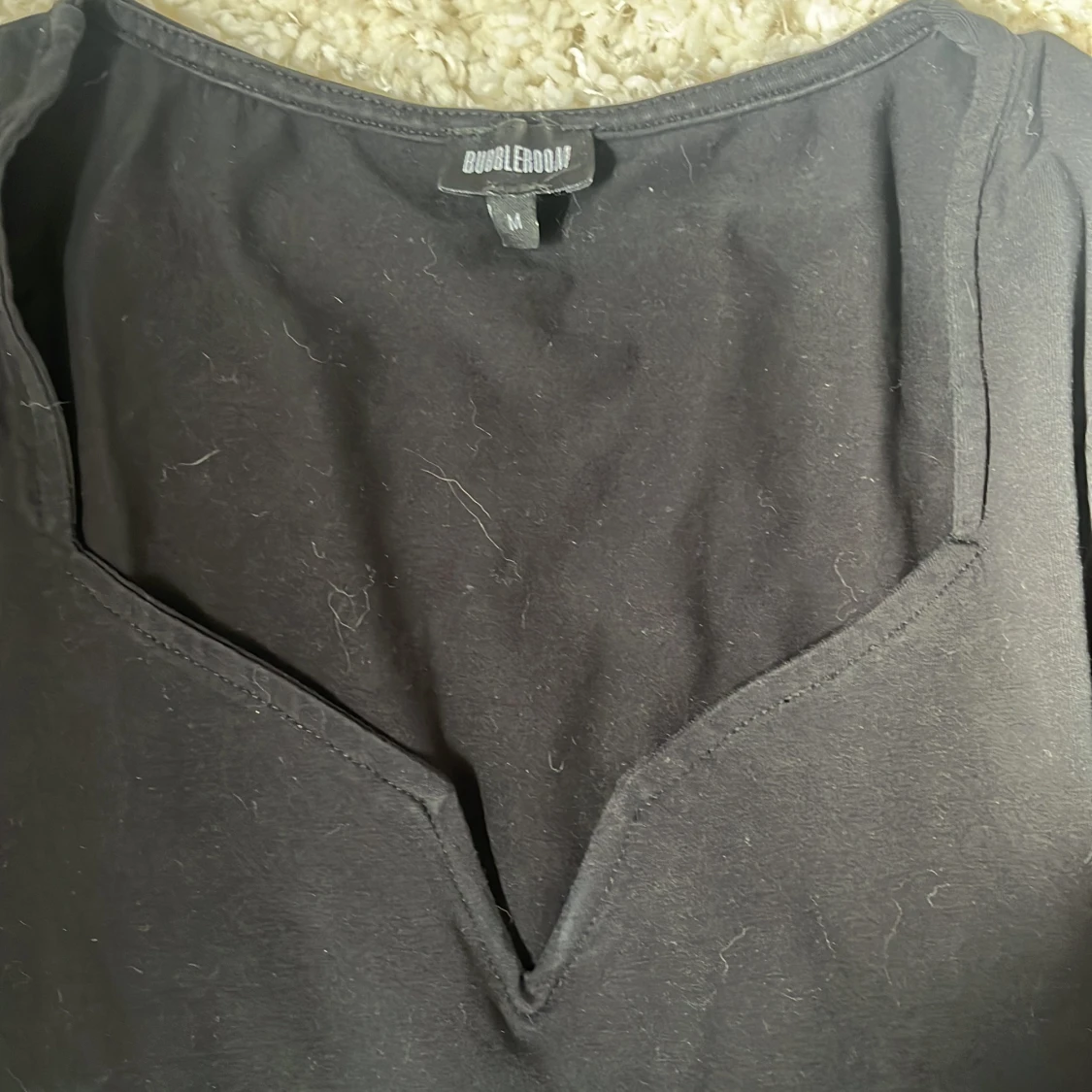 Svart långärmad topp från Bubbleroom - 1