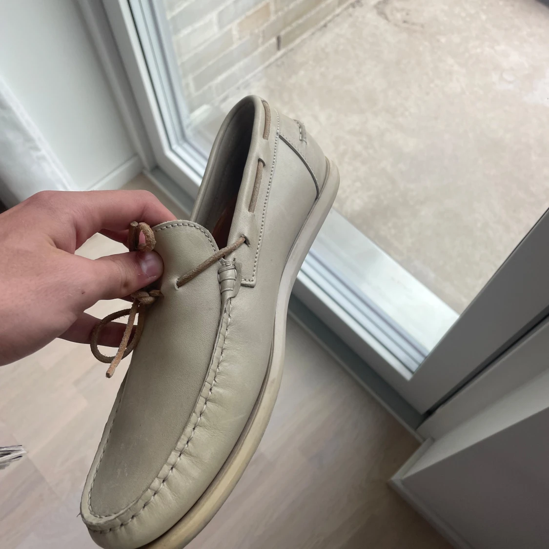 Beige loafers från Ten Points i skin - 2