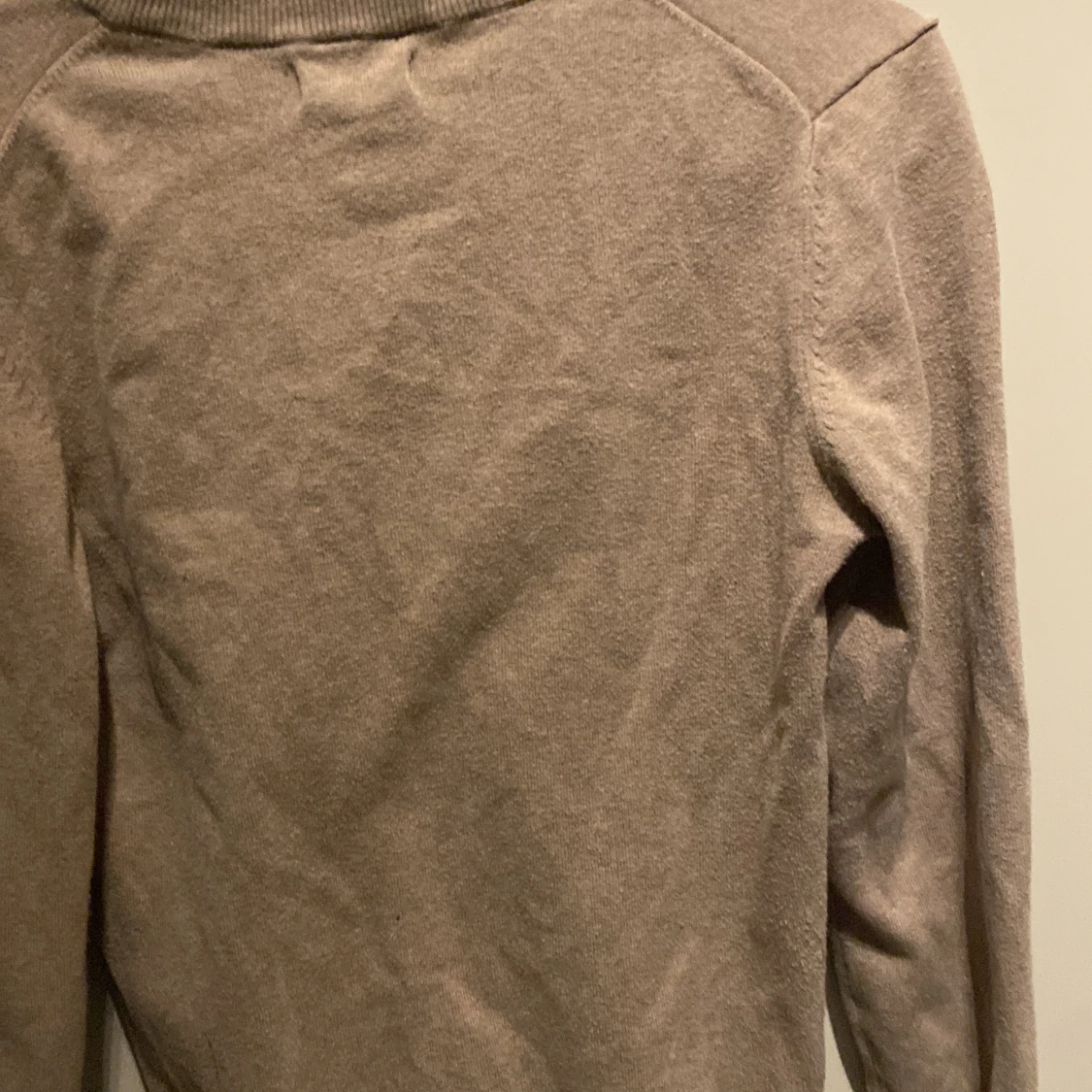 Beige halvzip tröja från Mango - 1