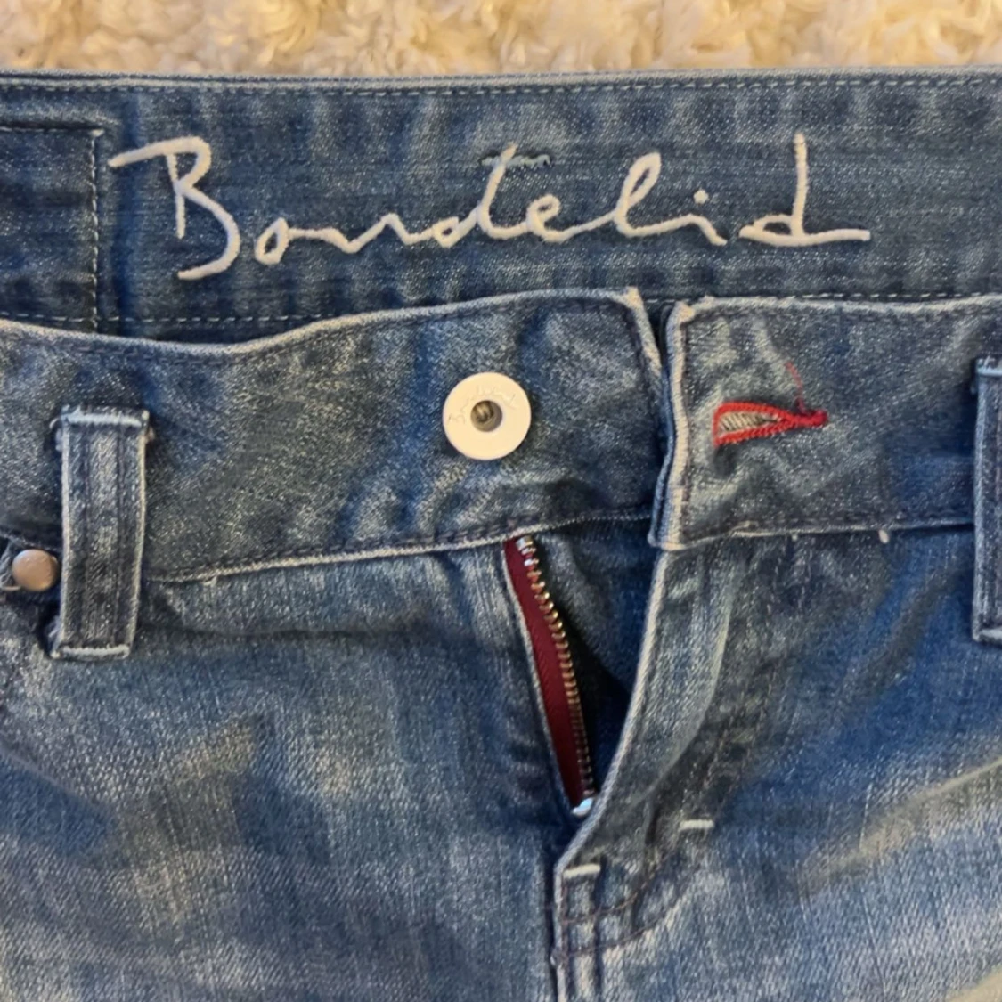 Jeanskjol från Bondelid, blå denim - 2