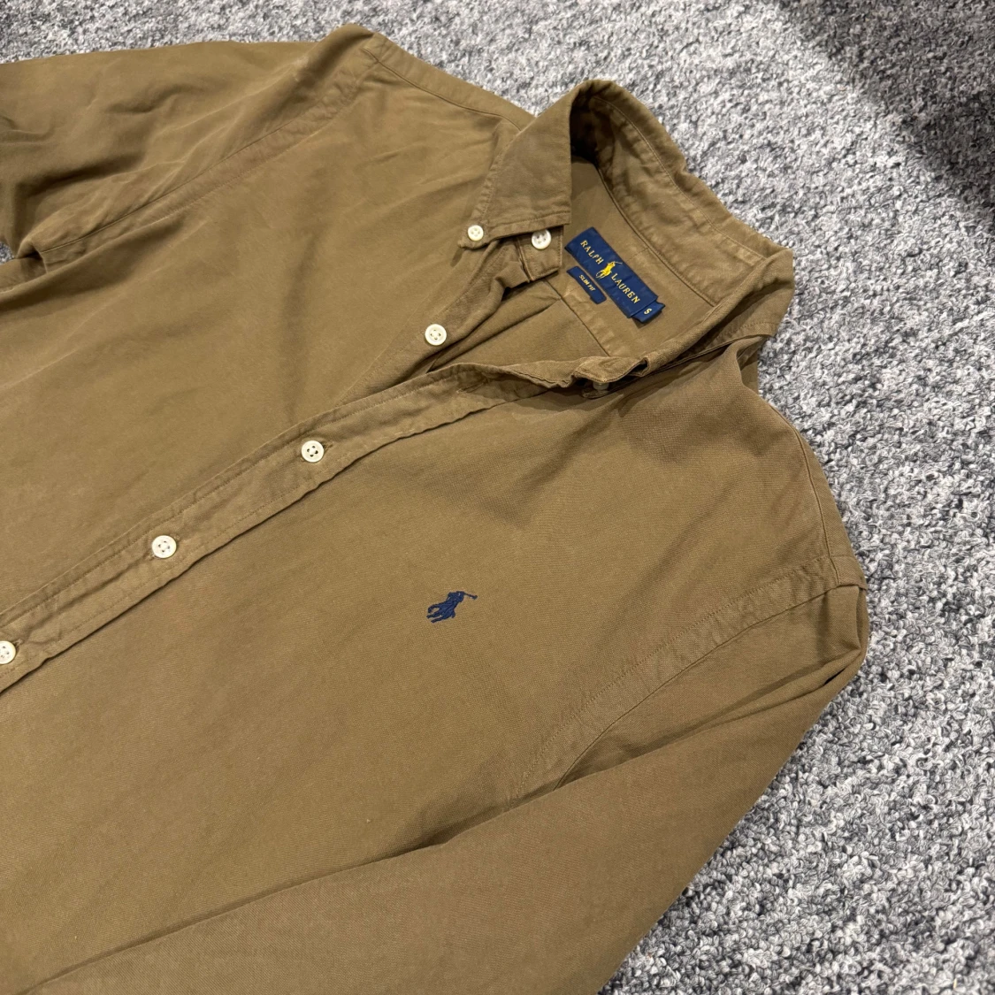 Ralph Lauren skjorta olive (Krobbes)
