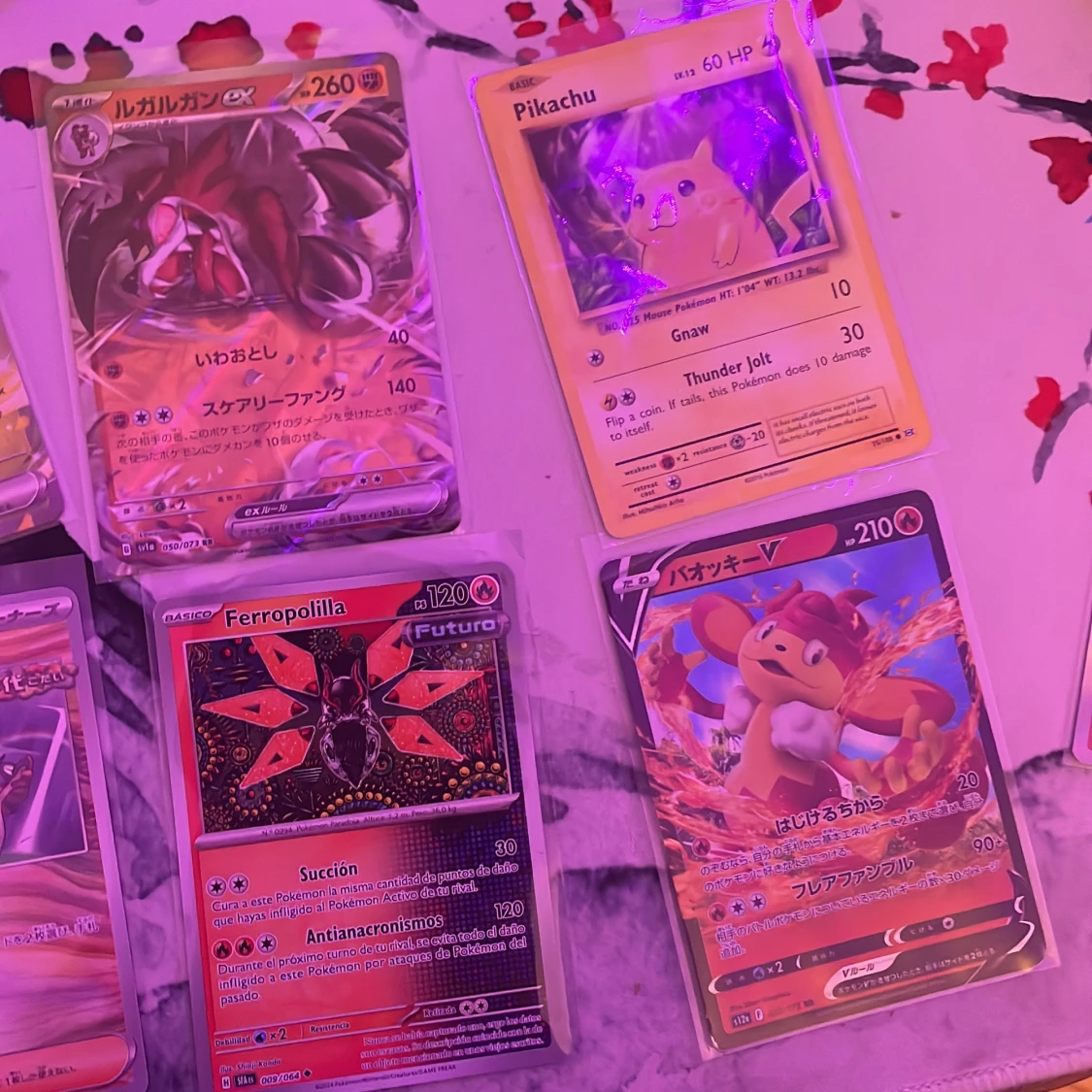Pokémonkort - Blandad samling med holo och EX - 3