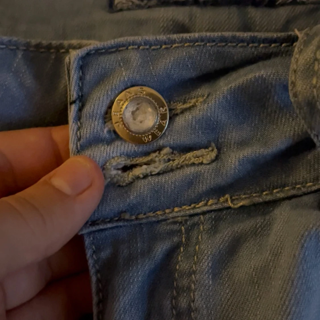 Ljusblå Goose Jeans bootcut - 4