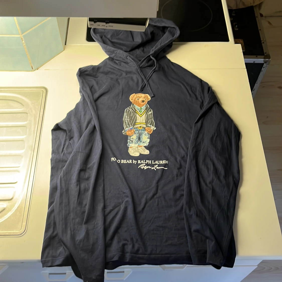 Mörkblå tshirt/hoodie från Ralph Lauren