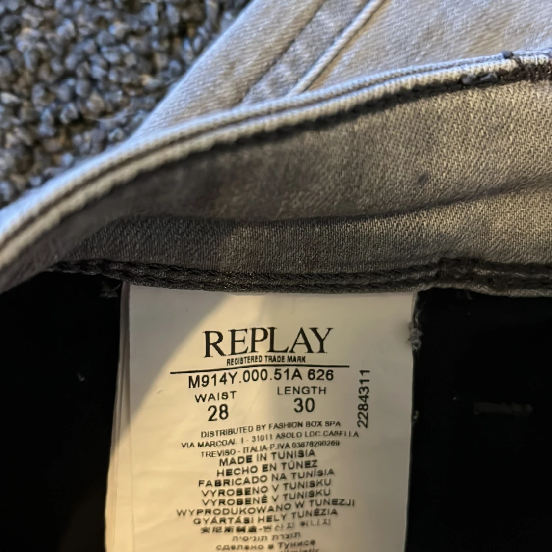 Grå jeans från Replay - 3