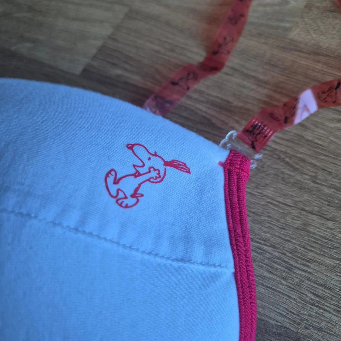 Ny BH vit och röd bh med Snobben 80B - 1