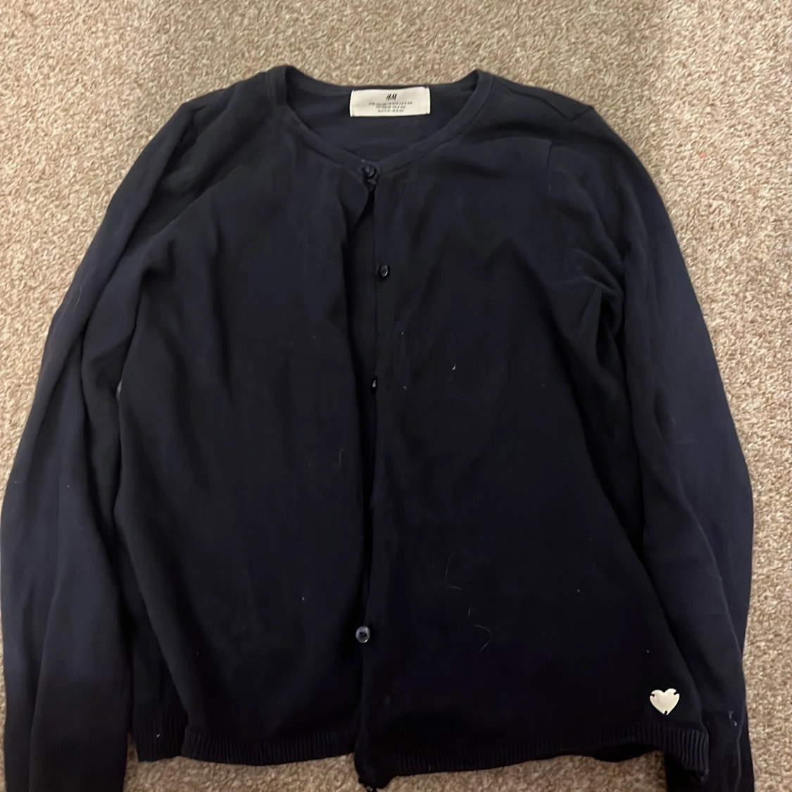 Mörkblå kofta från H&M