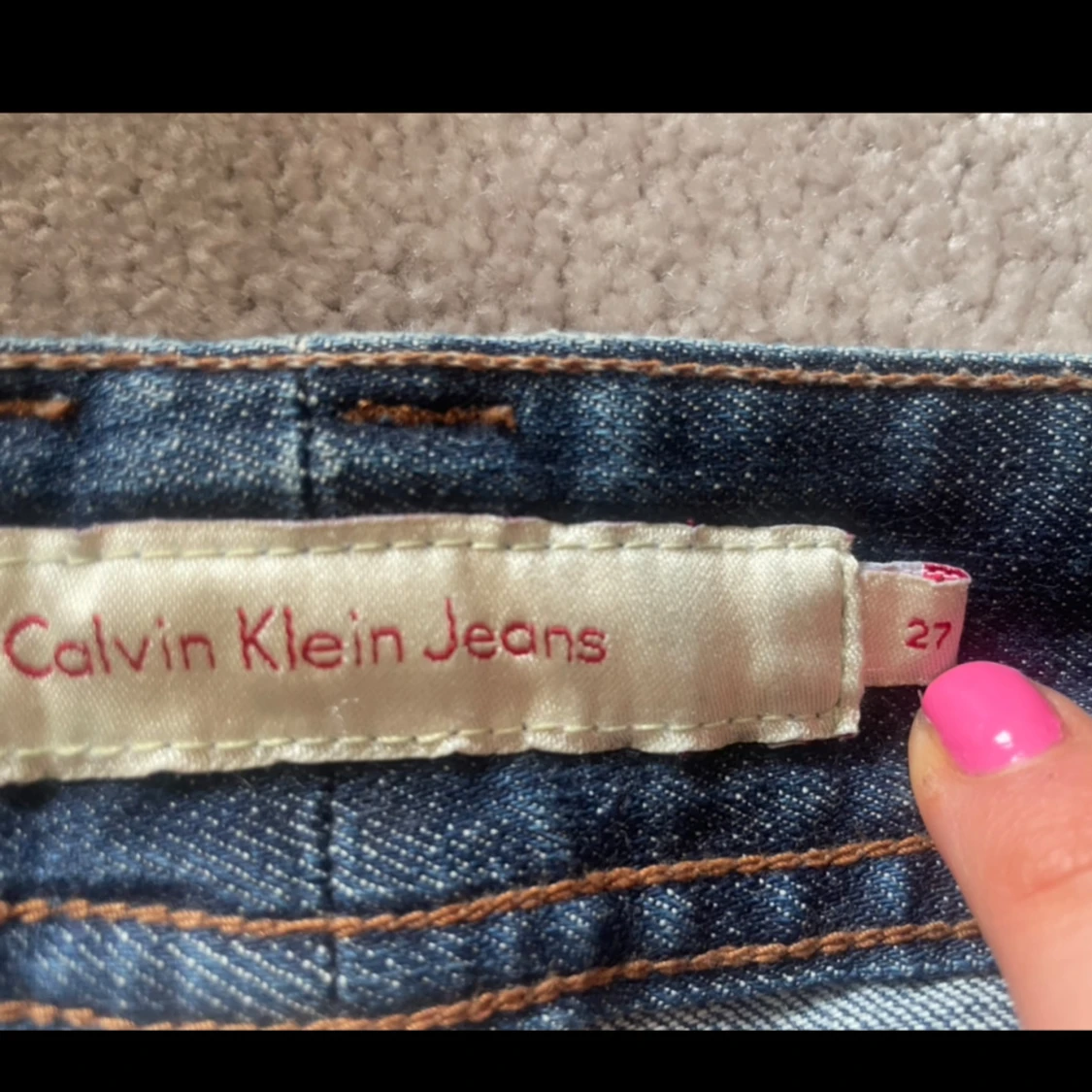 Vintage low waist Calvin Klein jeans - 4
