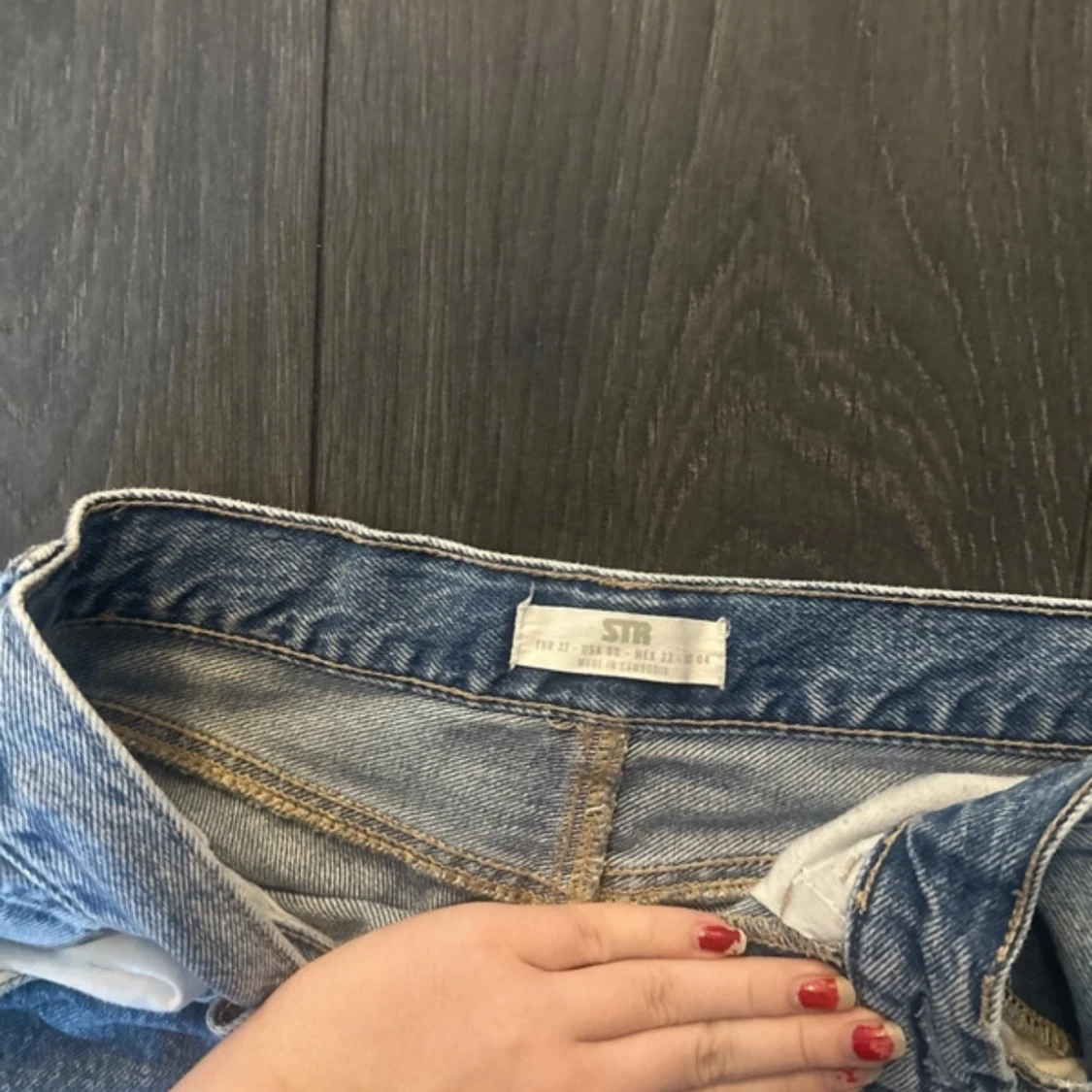 Blå jeansbyxor från STR - 1