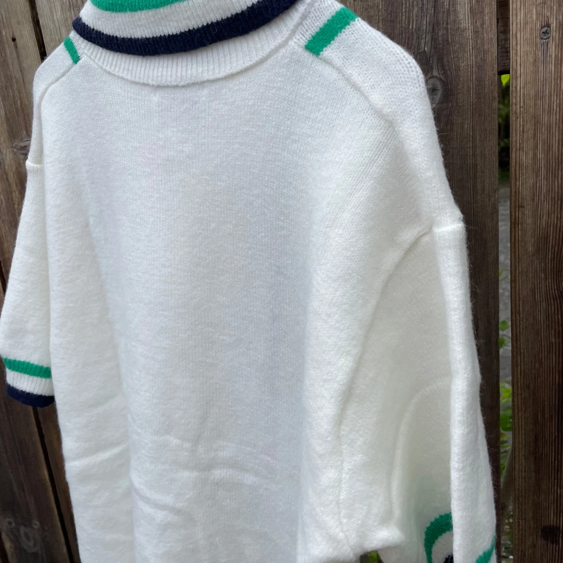 Vit stickad pikétröja från Casablanca - 3
