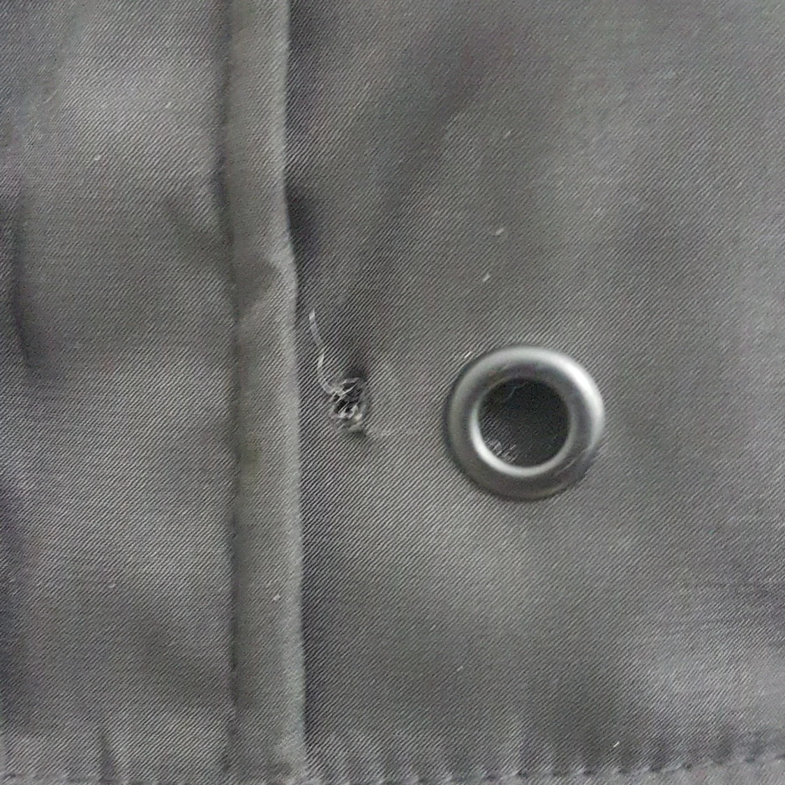 Svart parkajacka med fuskpäls - 3