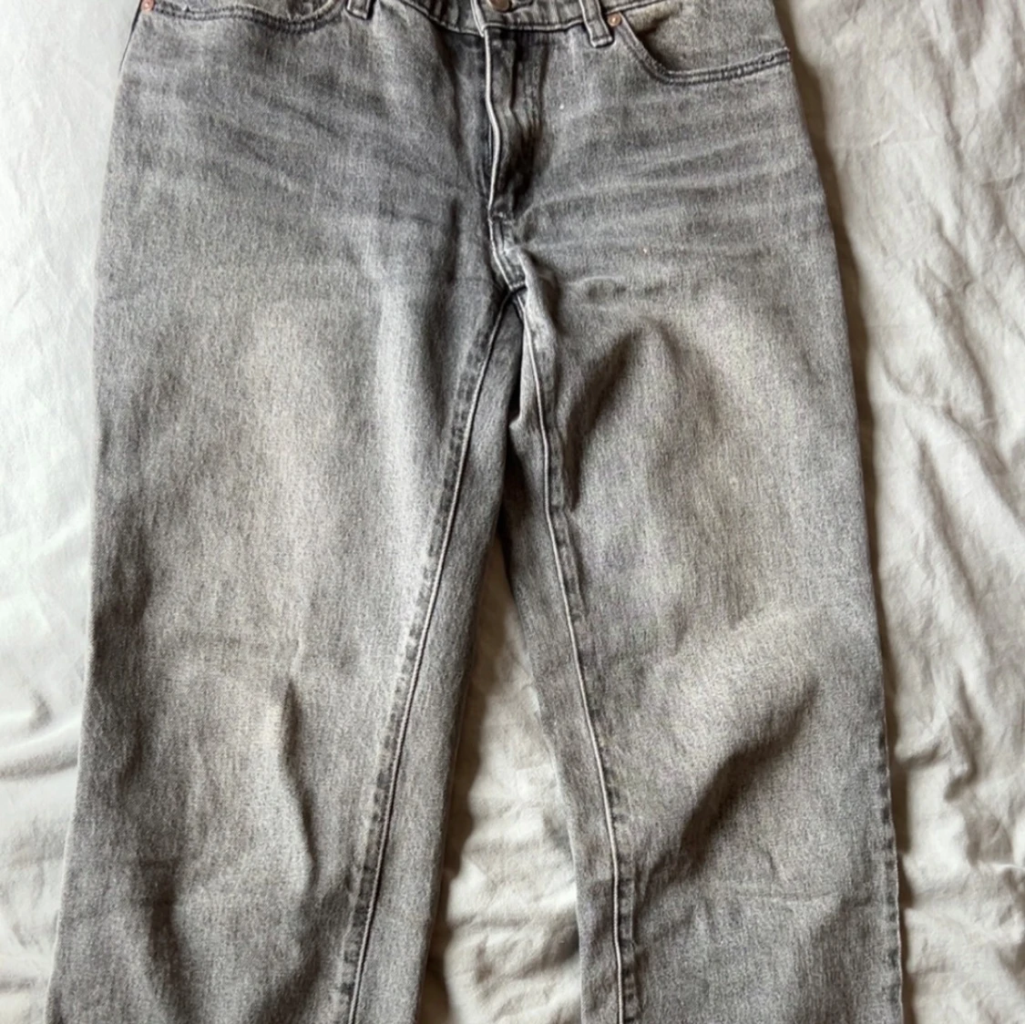 Grå Abrand jeans A '99 Low Straight - 3