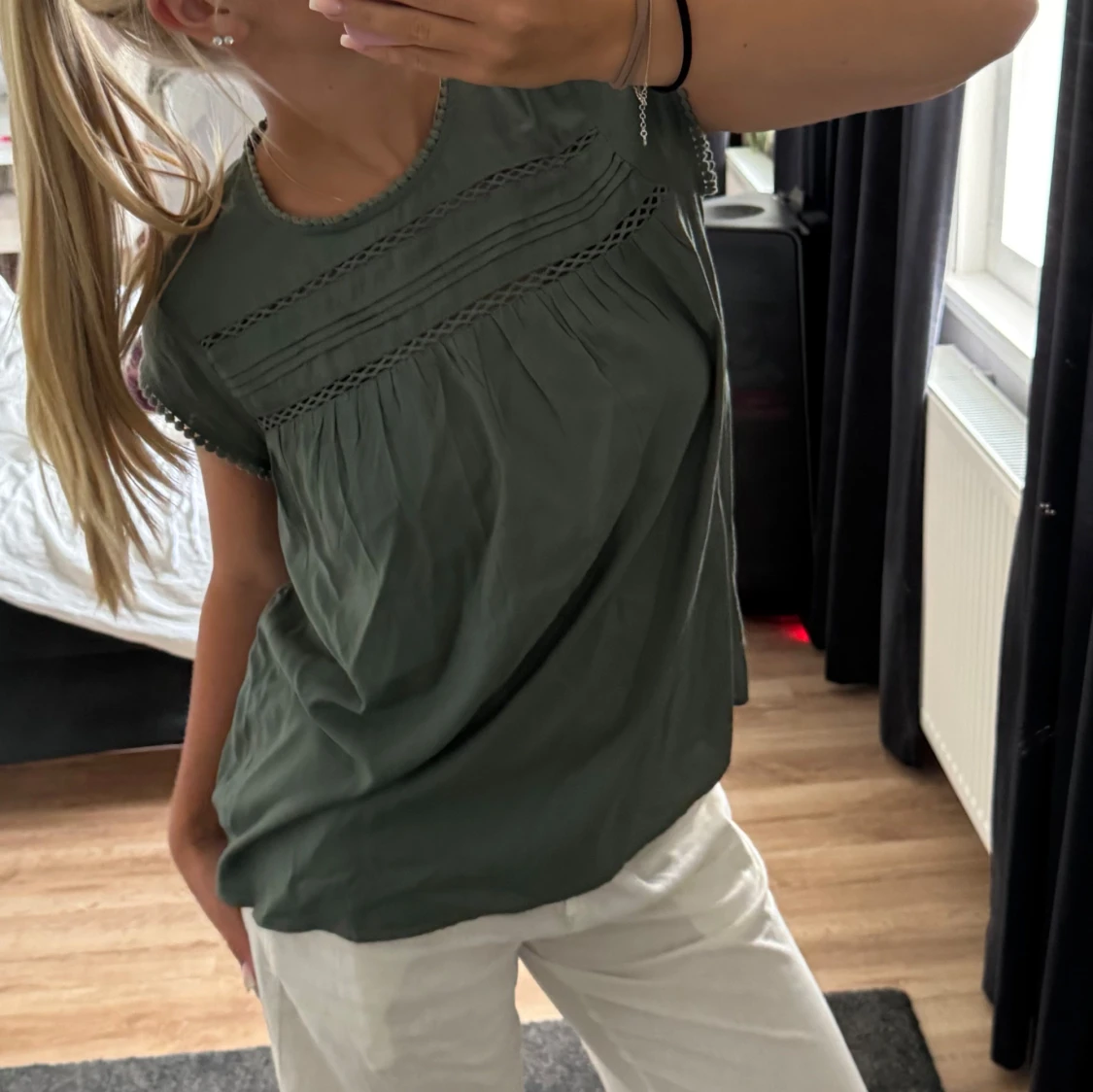 Grön blus från Vero Moda, strl S