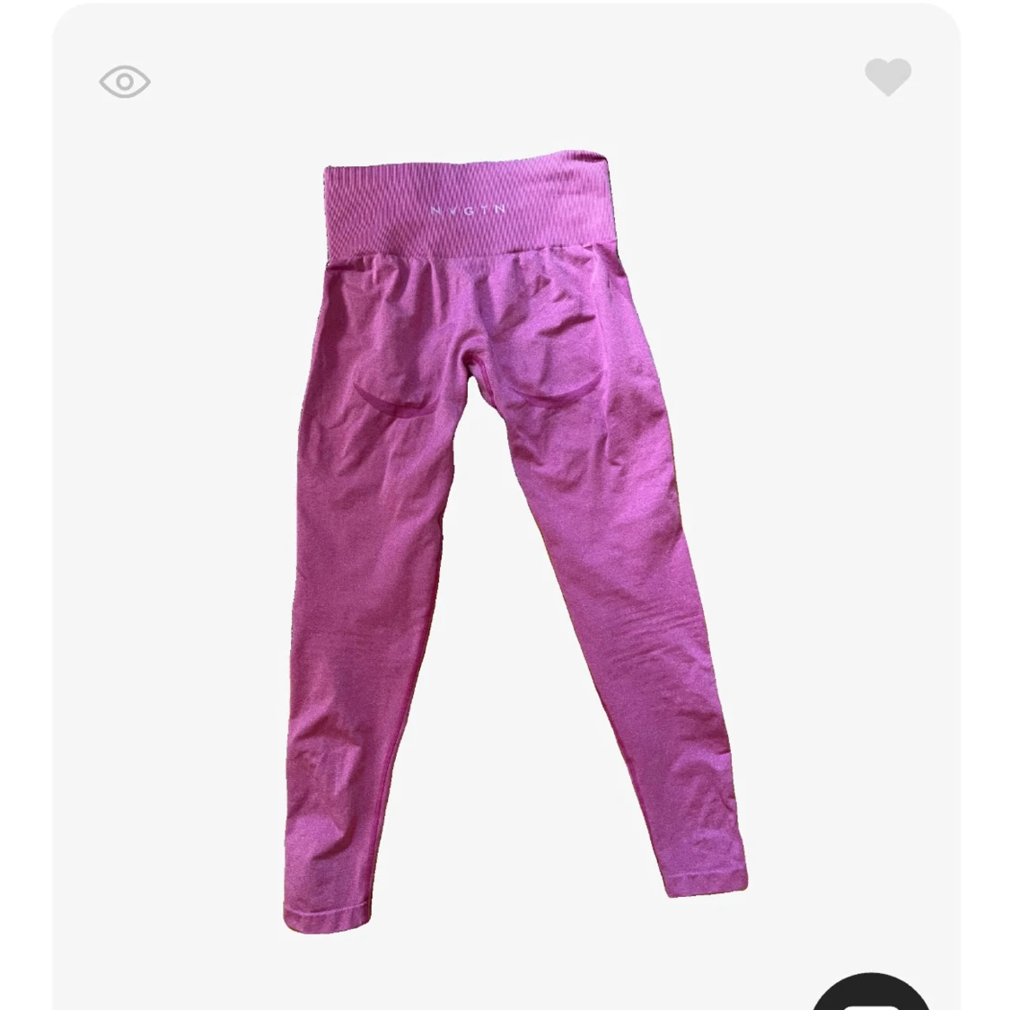 Rosa seamless leggings från NVGTN - 3