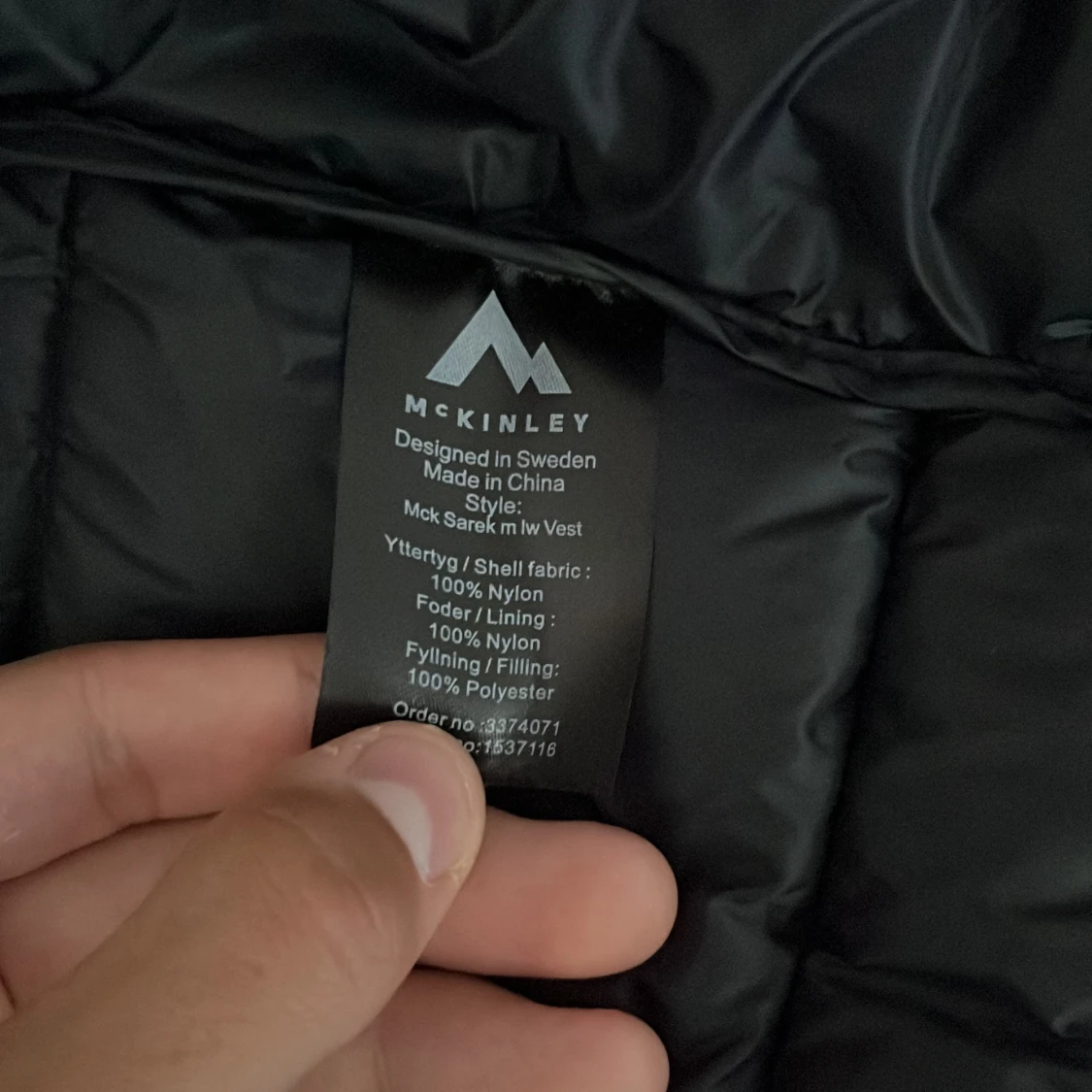 Svart dunväst från McKinley Small - 3