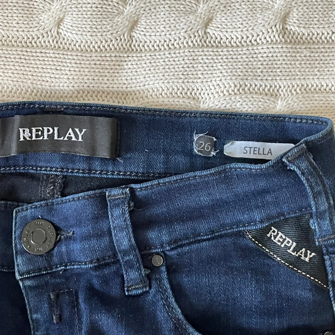 Lågmidjade bootcut jeans, replay!  - 3