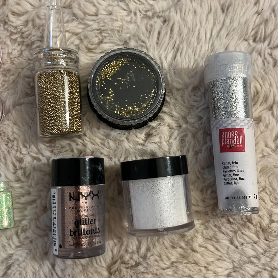 Stort kit med glitter och paljetter - 2