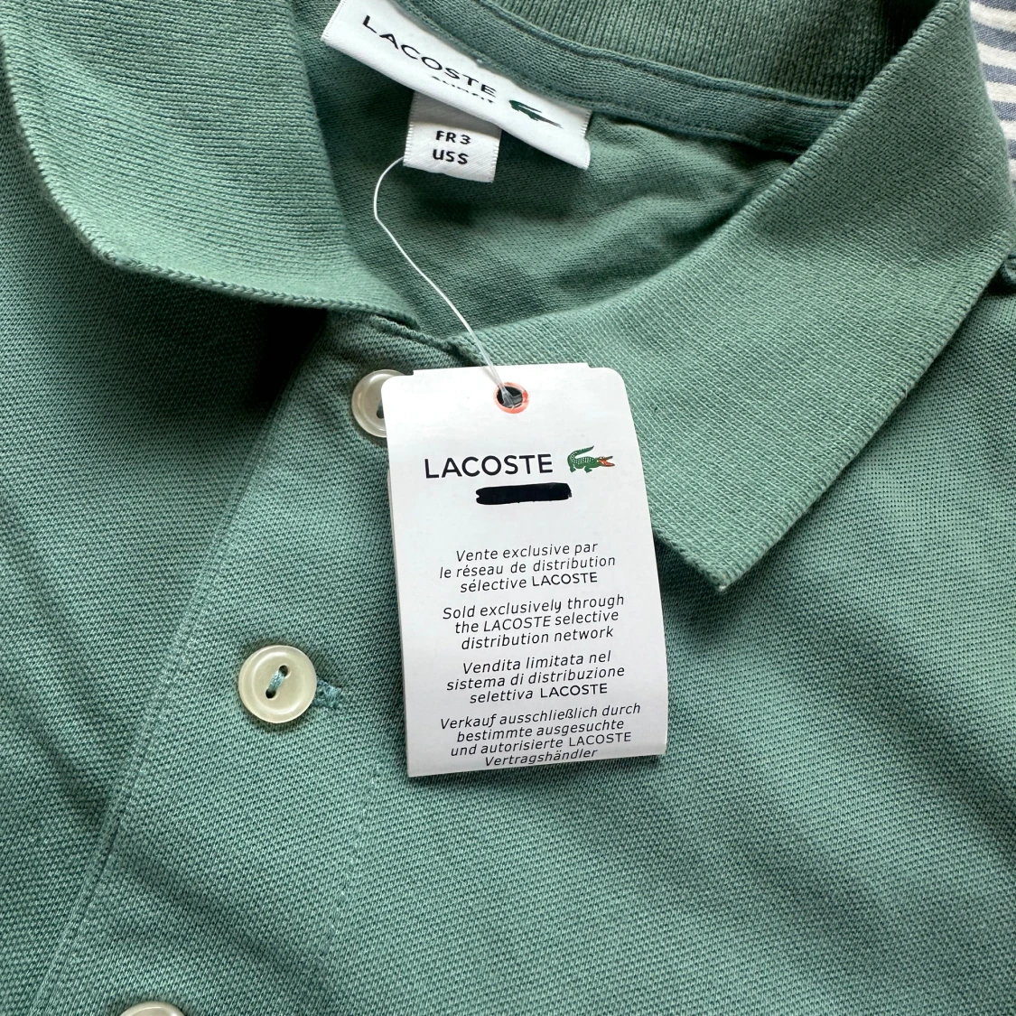 Grön pikétröja från Lacoste slim fit - 1