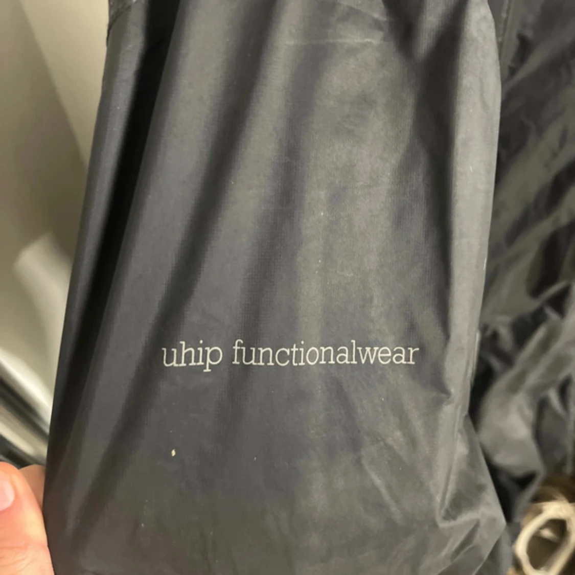 Svart lång dunjacka från Uhip - 2