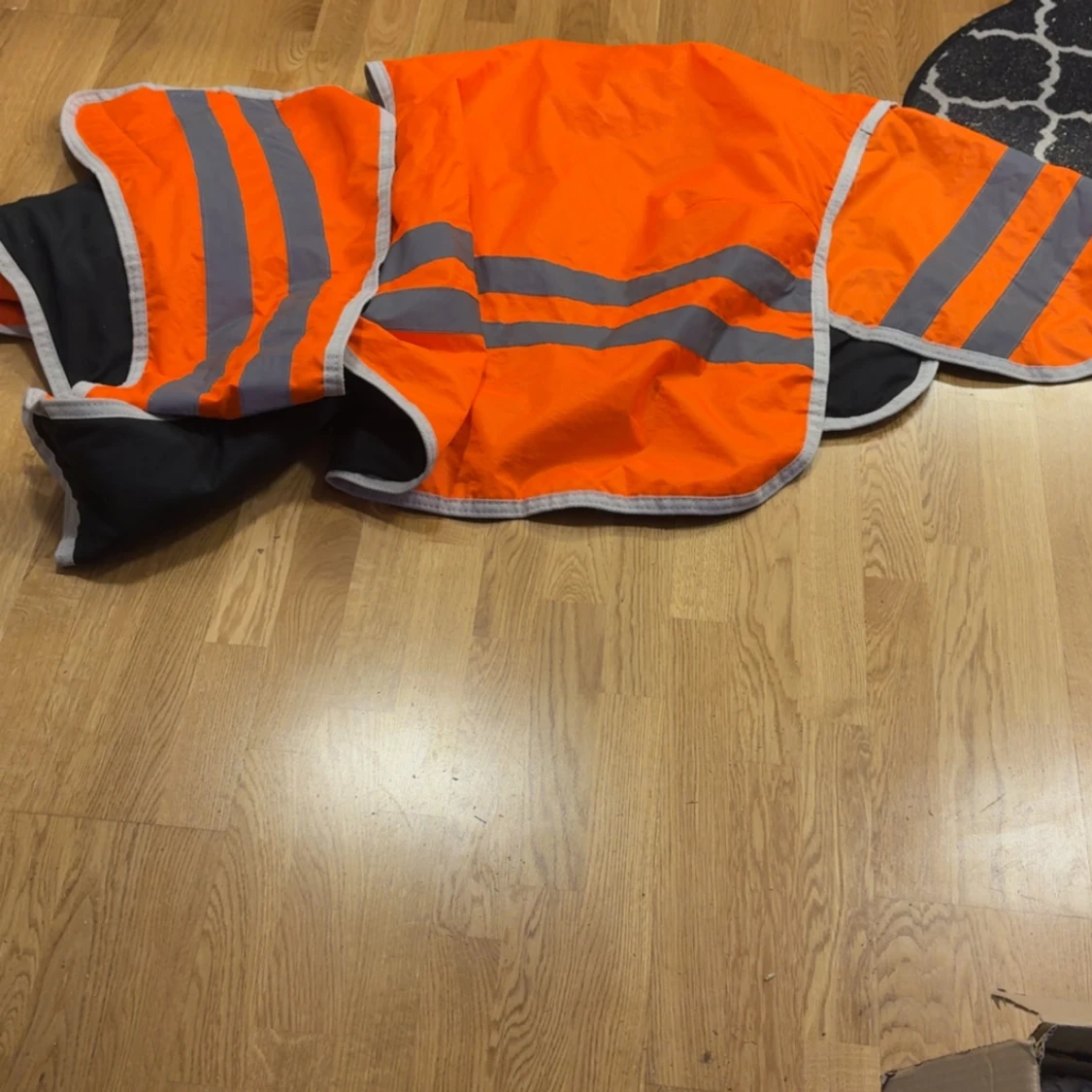 Reflex täcke gul och orange + benskydd  - 3