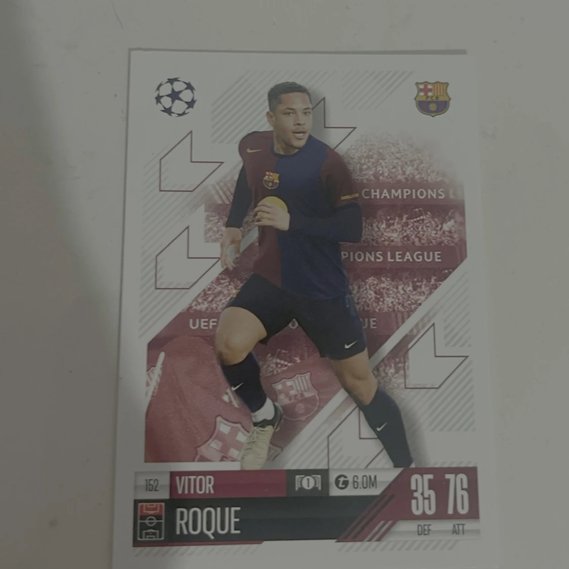 Fotbollskort Victor Roque 