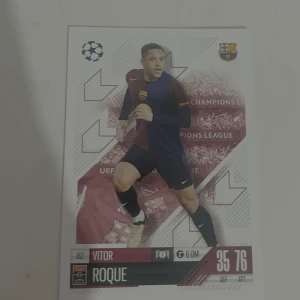 Fotbollskort Victor Roque  - Fotbollskort Victor Roque perfekt för unga Barca fans 