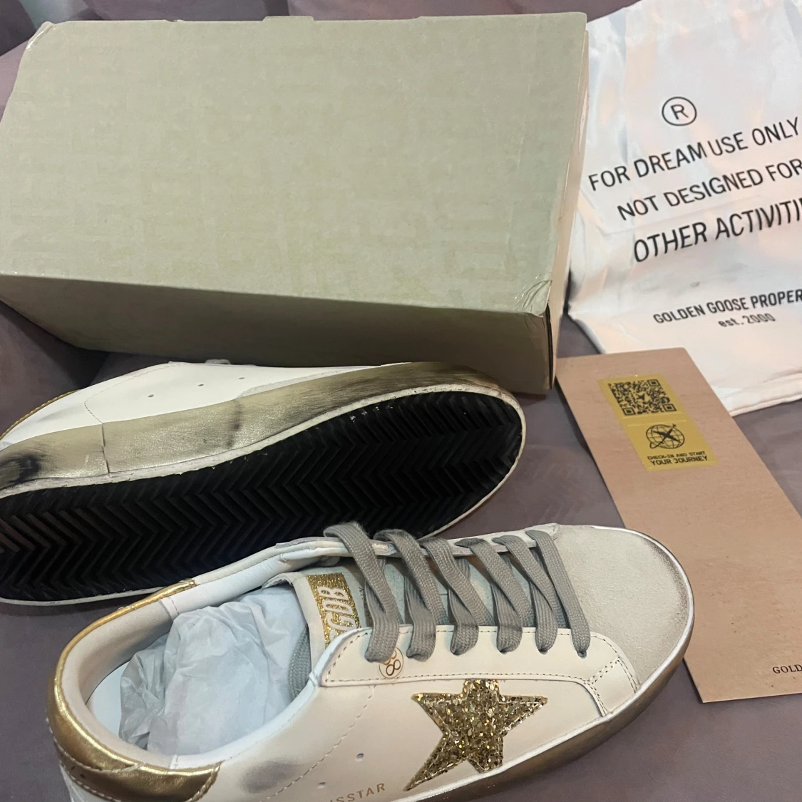 Golden Goose sneakers med glitterstjärna - 2