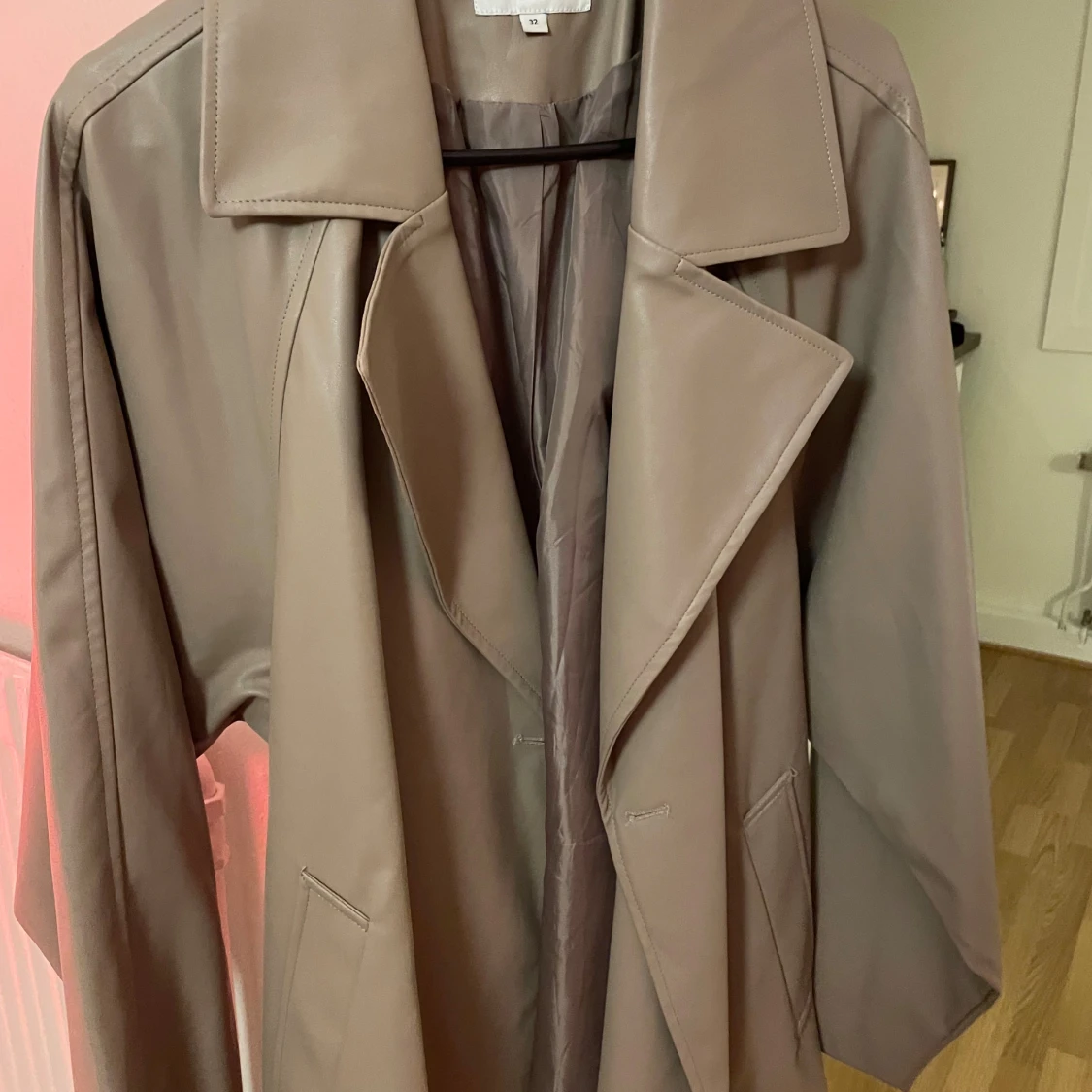 Läder trenchcoat  - 1