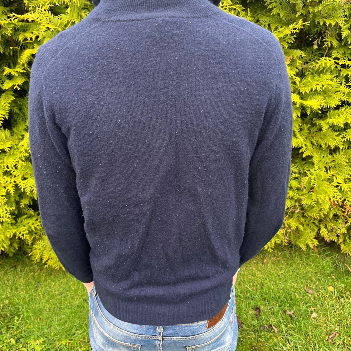 Mörkblå kashmirkofta från Soft Goat - 3