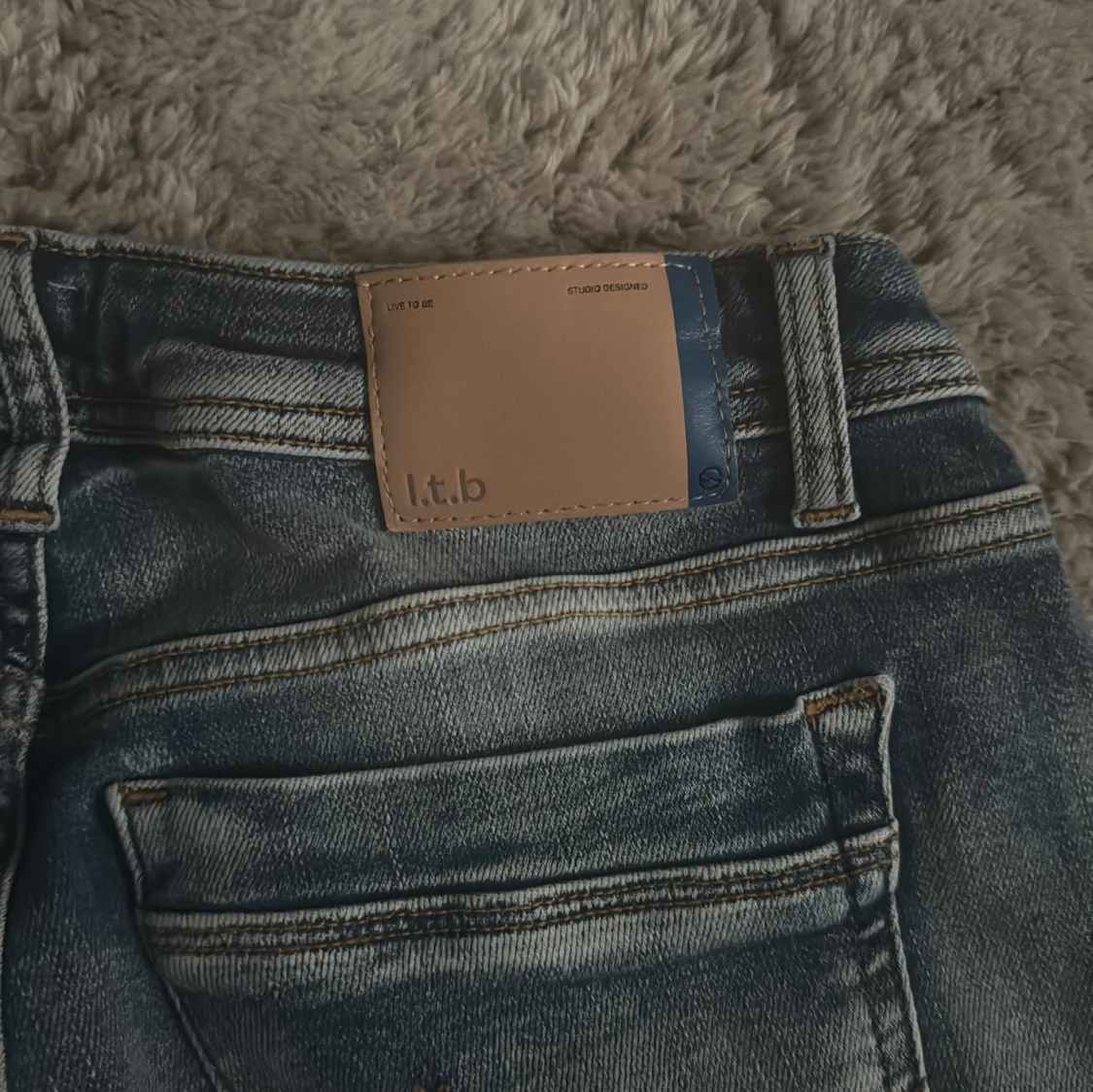 Blå Molly bootcut jeans från l.t.b - 2