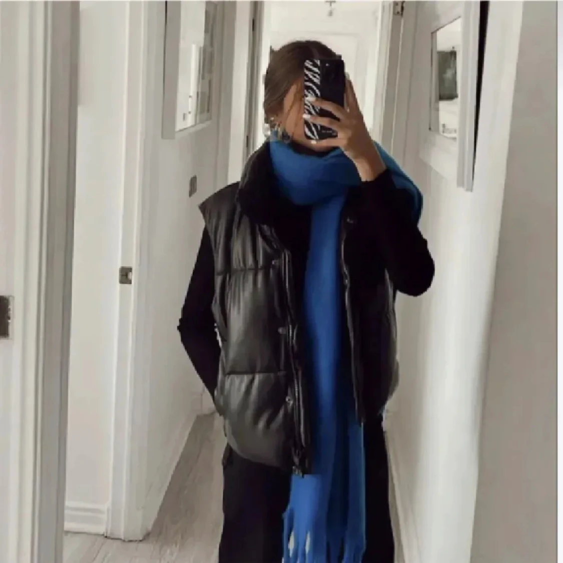 Svart dunväst zara - 2