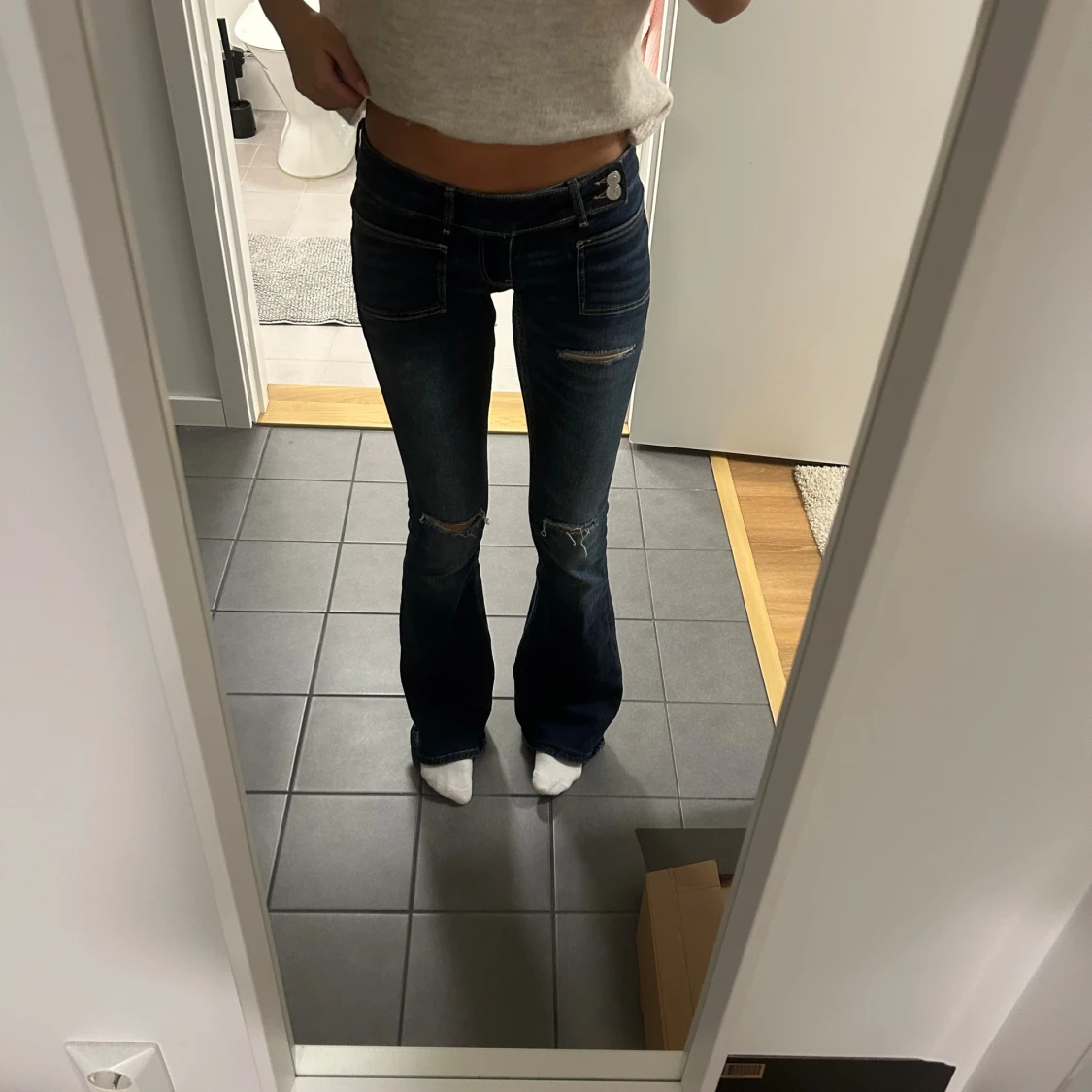 Ultra low waist jeans - 1