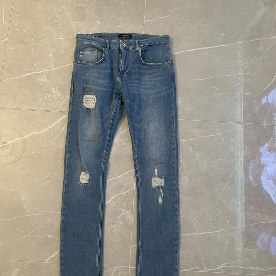 Blå skinny jeans från Revolution