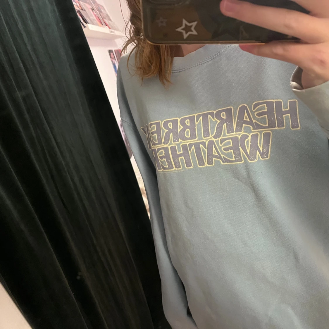 Ljusblå Heartbreak Weather sweatshirt