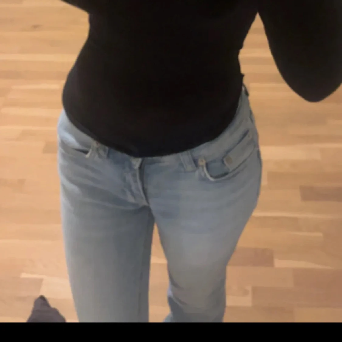 Bootcut jeans från 157, ljusblå XXS