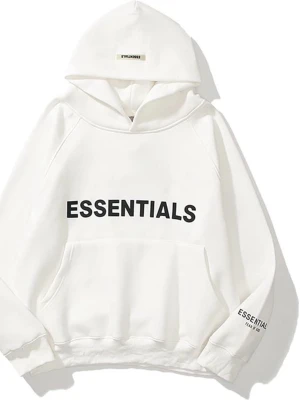 Essentials hoodie - 100% äkta essentials hoodie i vit storlek S