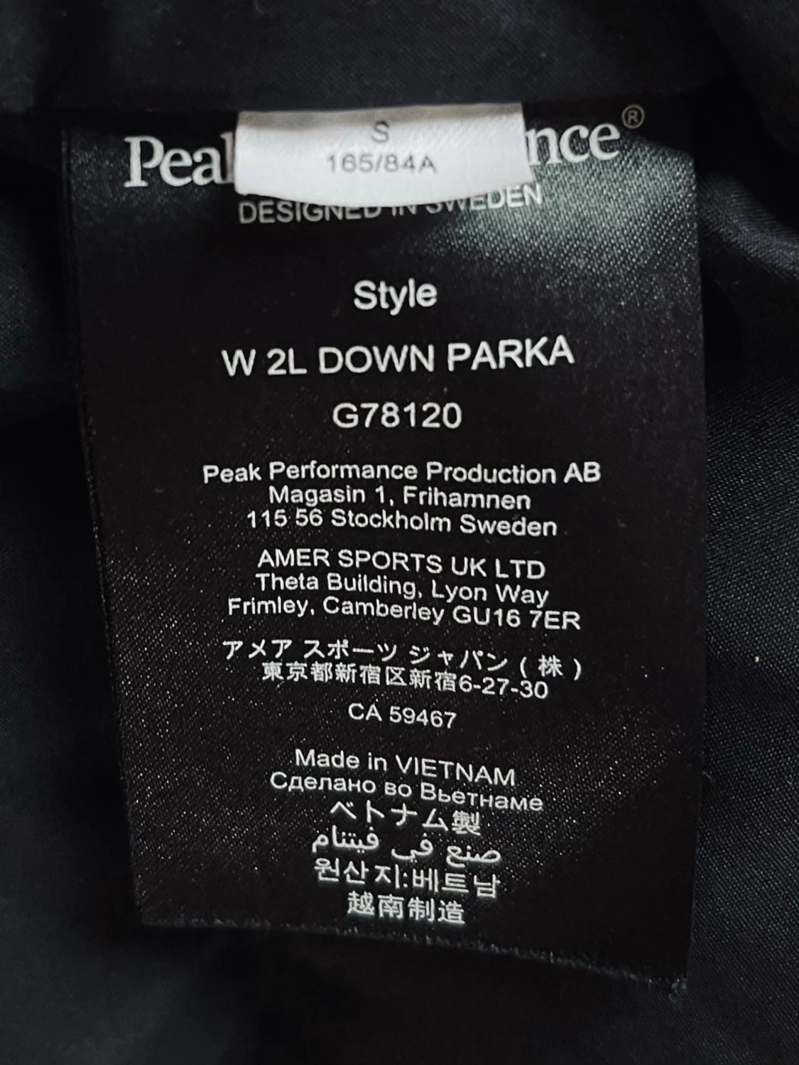 Peak Performance W 2L Down Parka strl S - 4