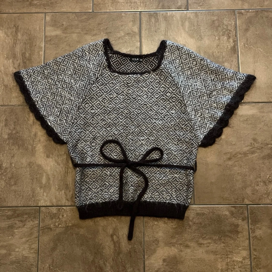  Stickad topp i mohair - 3