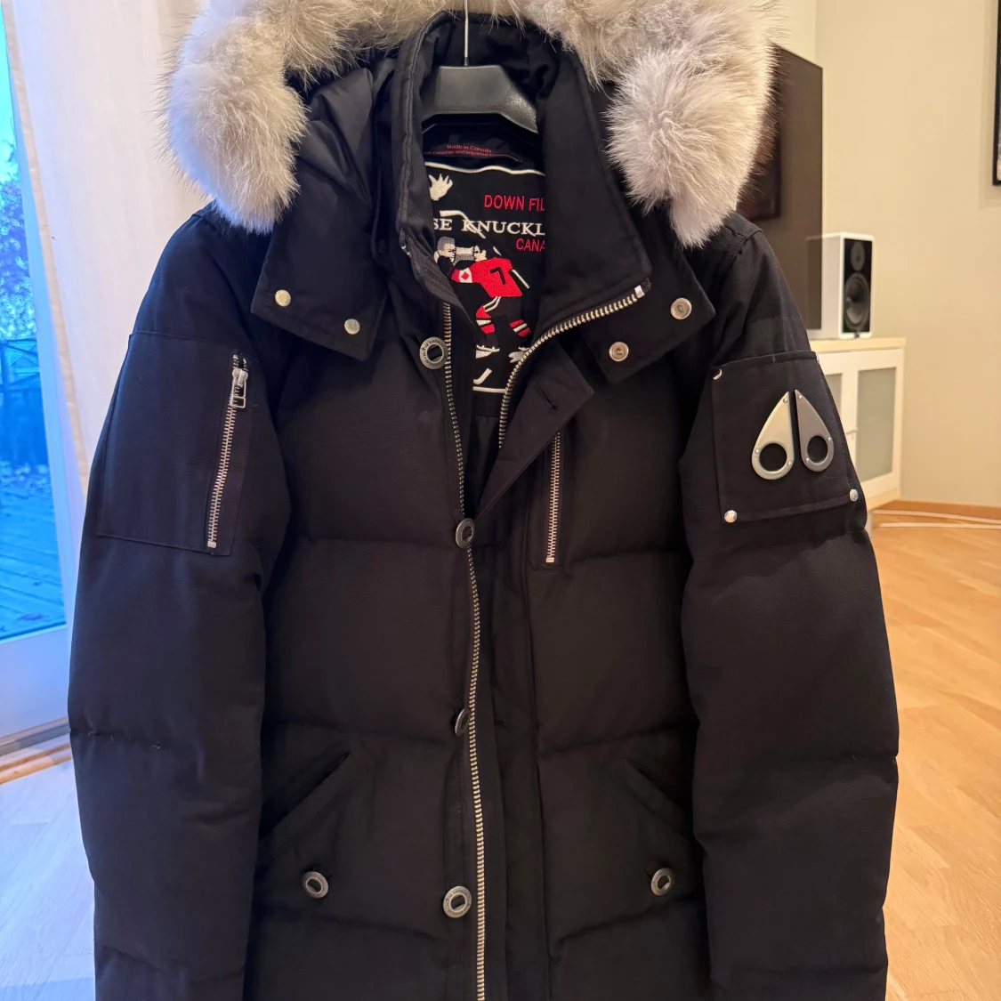 Svart dunjacka Moose Knuckles