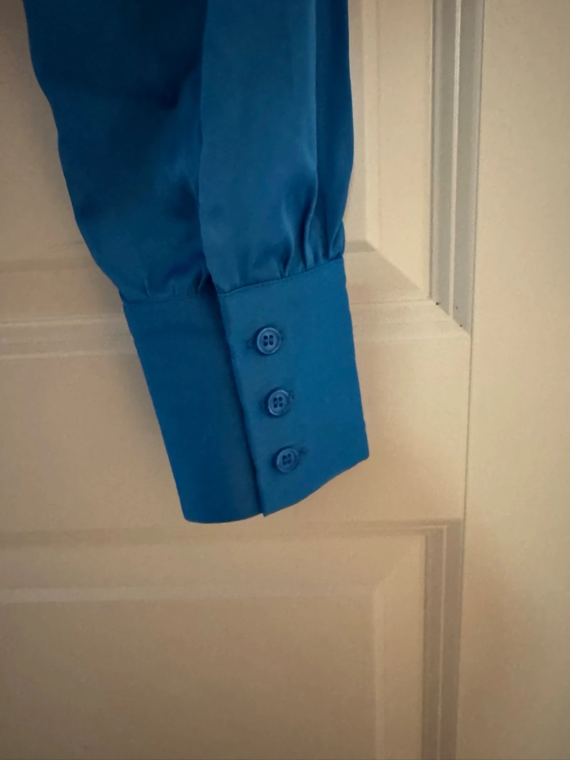 Blå omlott blus från Vero Moda - 3