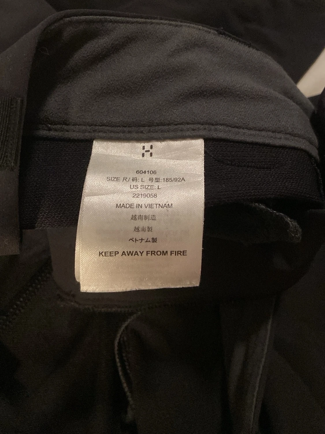 Svarta haglöfs byxor - 2