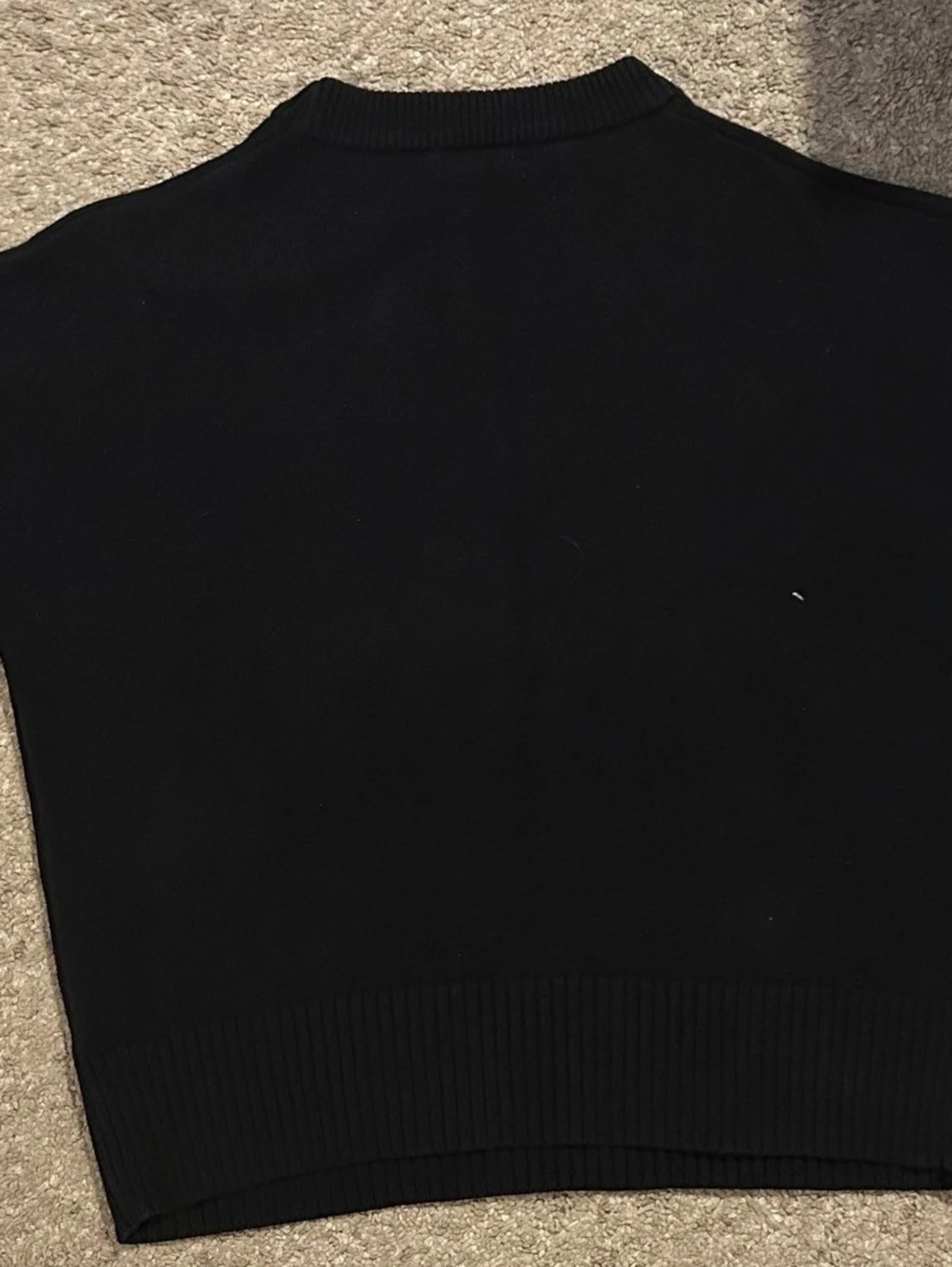 Svart stickad tröja från Ami Paris - 2