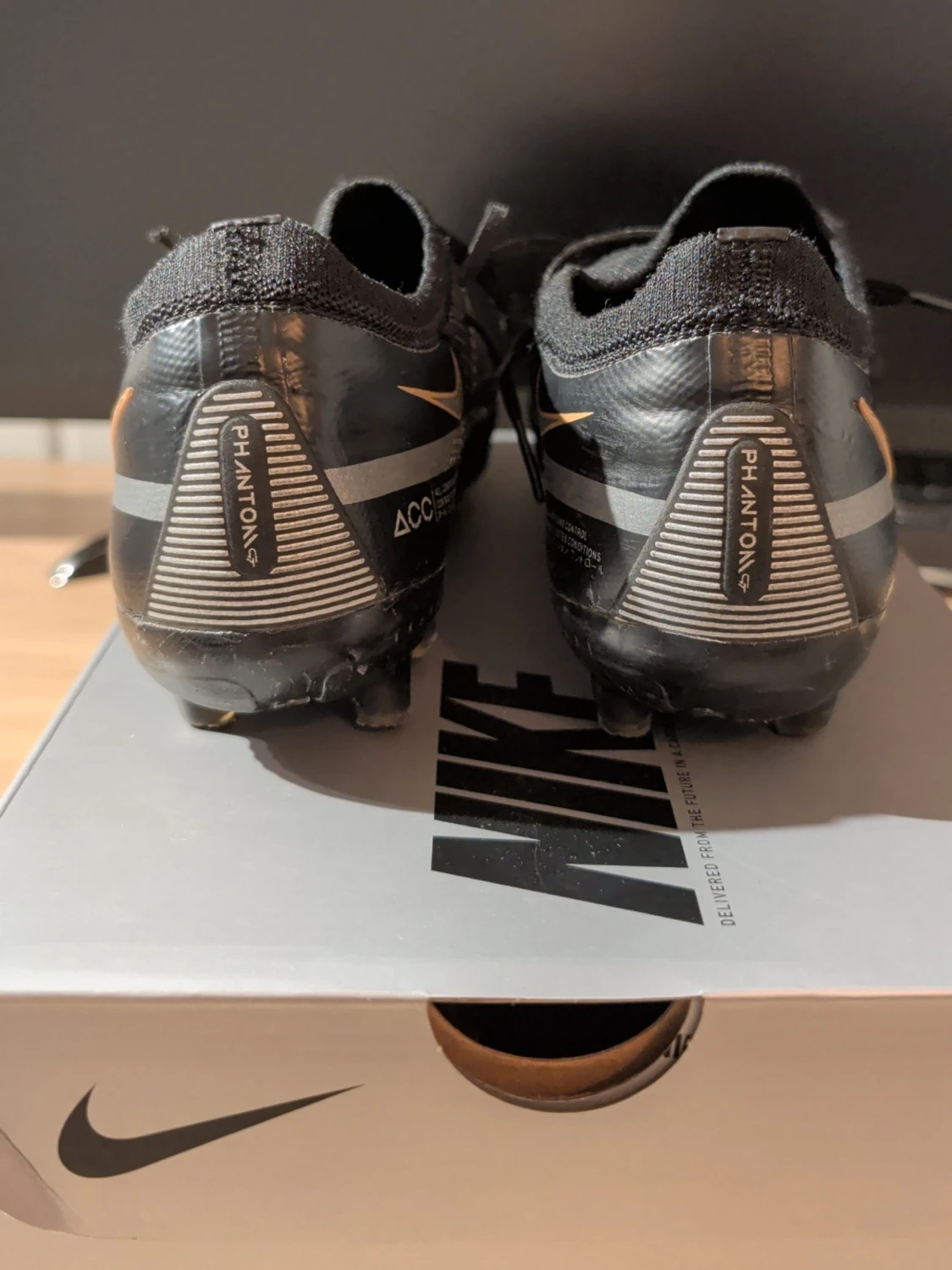 Nike Phantom GT2 fotbollsskor svart/guld - 3