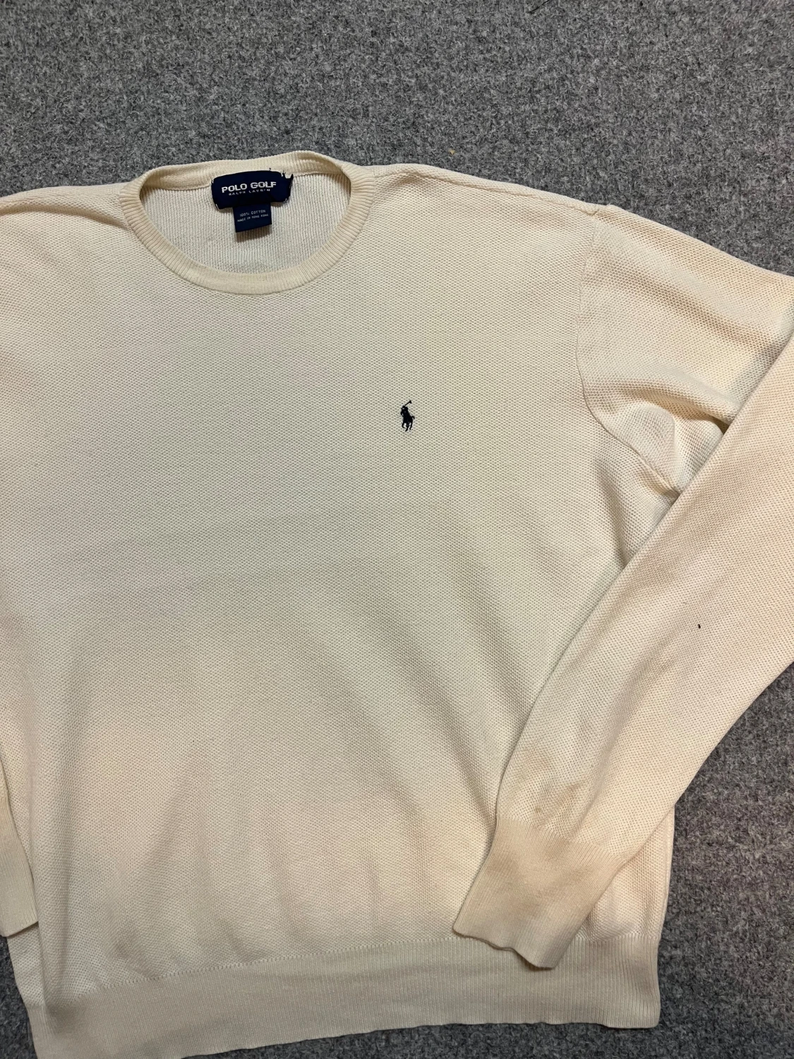 Beige bomullströja Polo Golf XL - 4