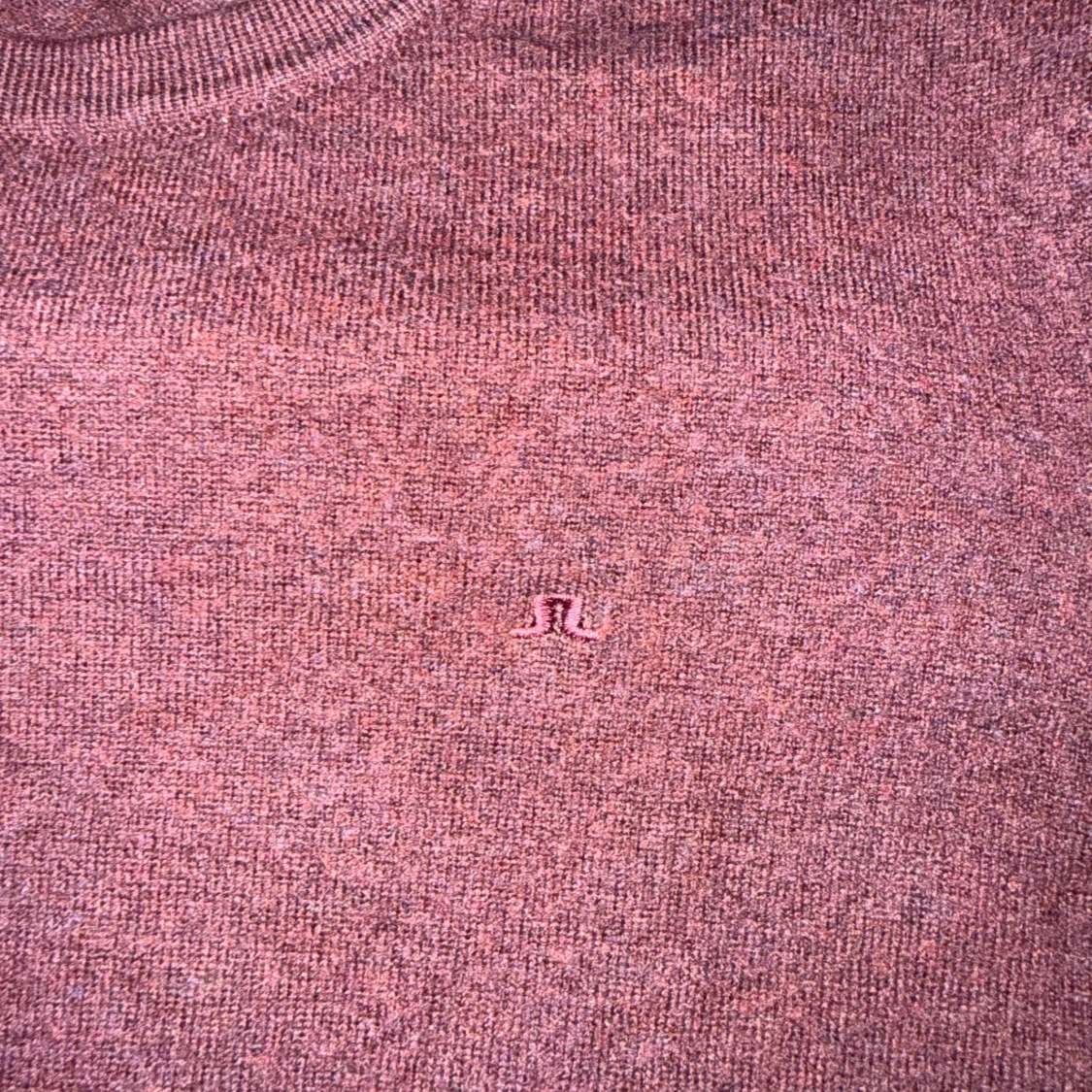 Vinröd stickad tröja J.Lindeberg - 2