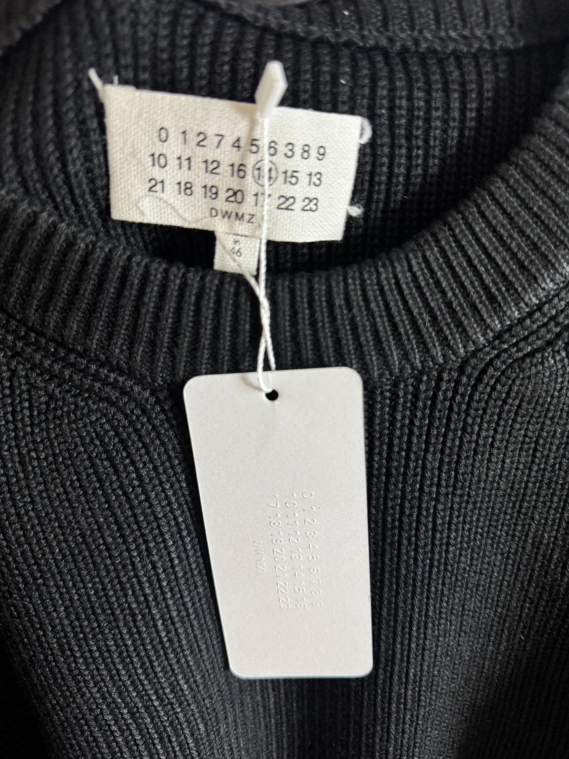 Maison Margiela vävd knit sweatshirt tröja i storlek 46 (M) - 1