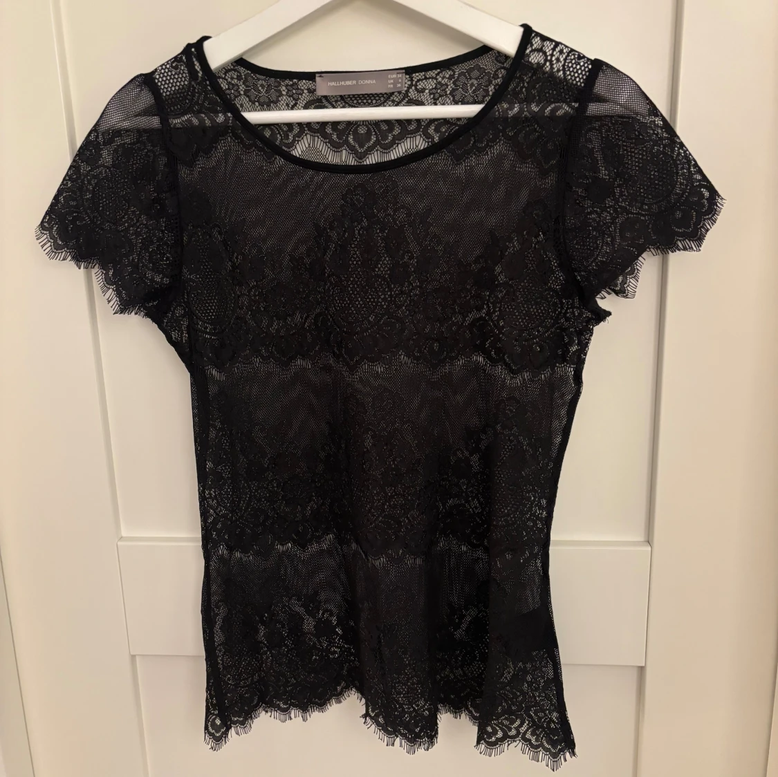 Svart spetsblus från Hallhuber Donna - 2