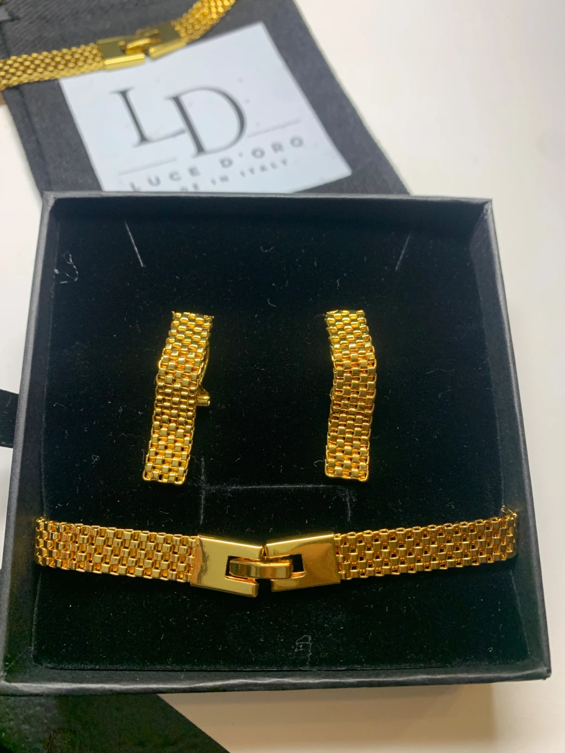 Guldfärgat smyckeset från Luce D'Oro - 4