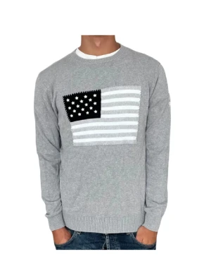 Gant tröja med schyst tryck  - En skön och snygg gant tröja med den klassiska flagg trycket. Riktigt bra skick